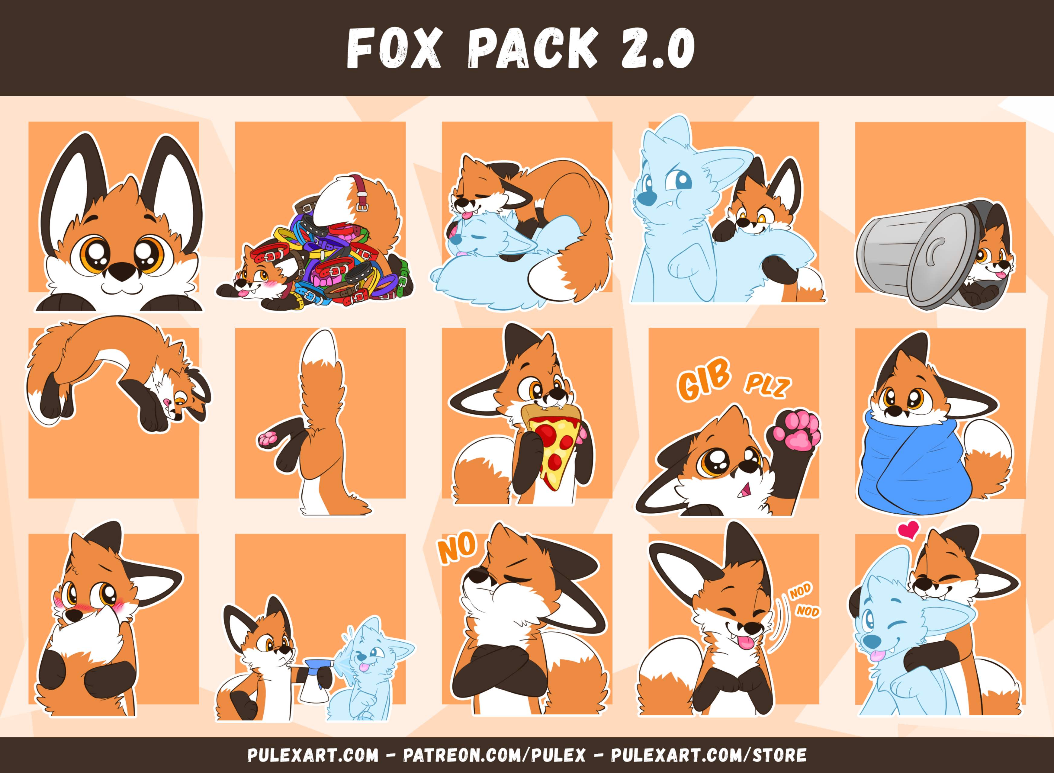 Fox Sticker Pack 2.0